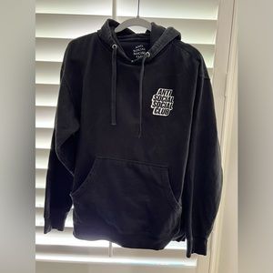 Anti Social Social Club black sweatshirt hoodie. Size M. Only worn a few times.